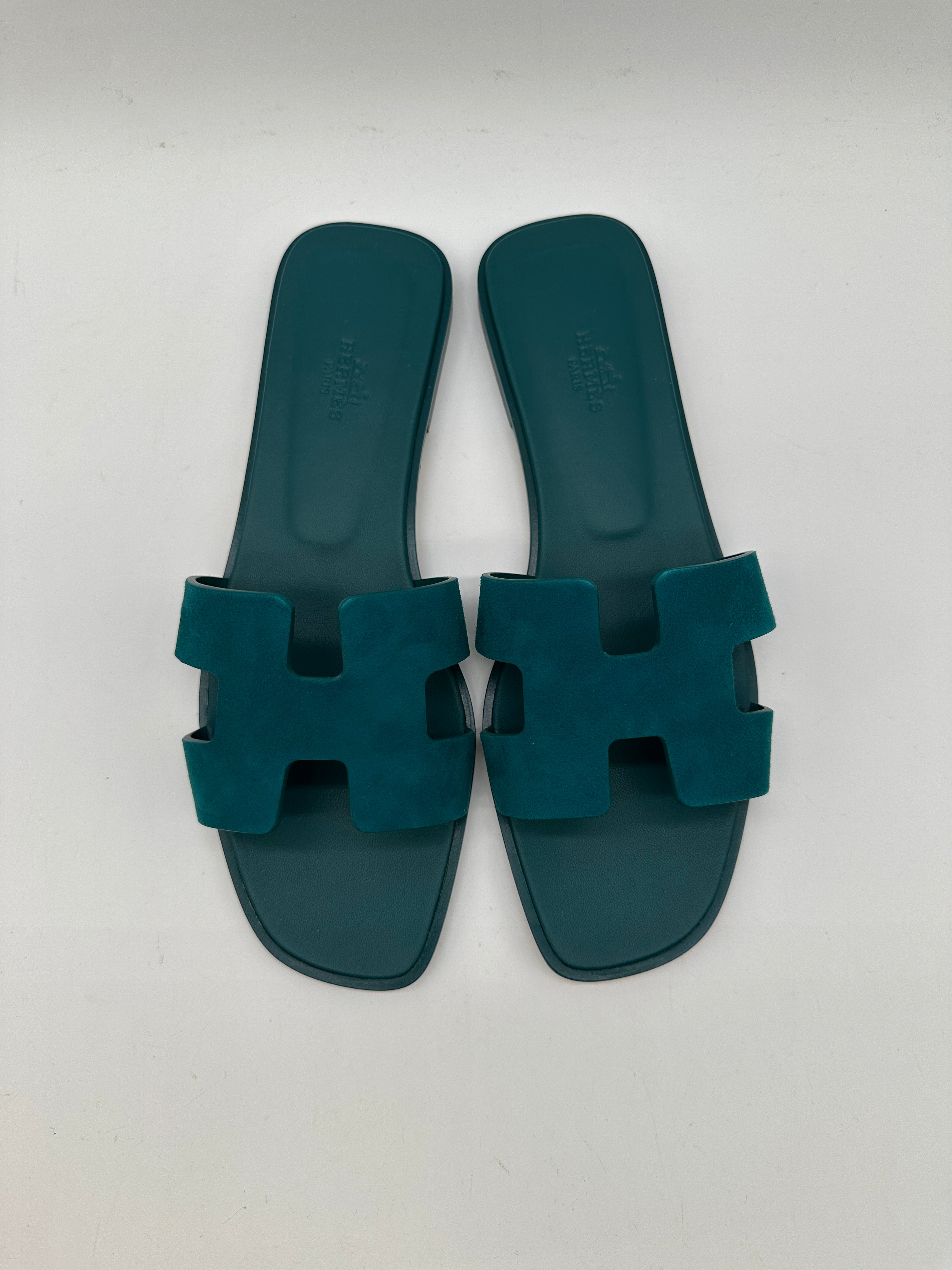 Hermès Oran Sandal Vert
