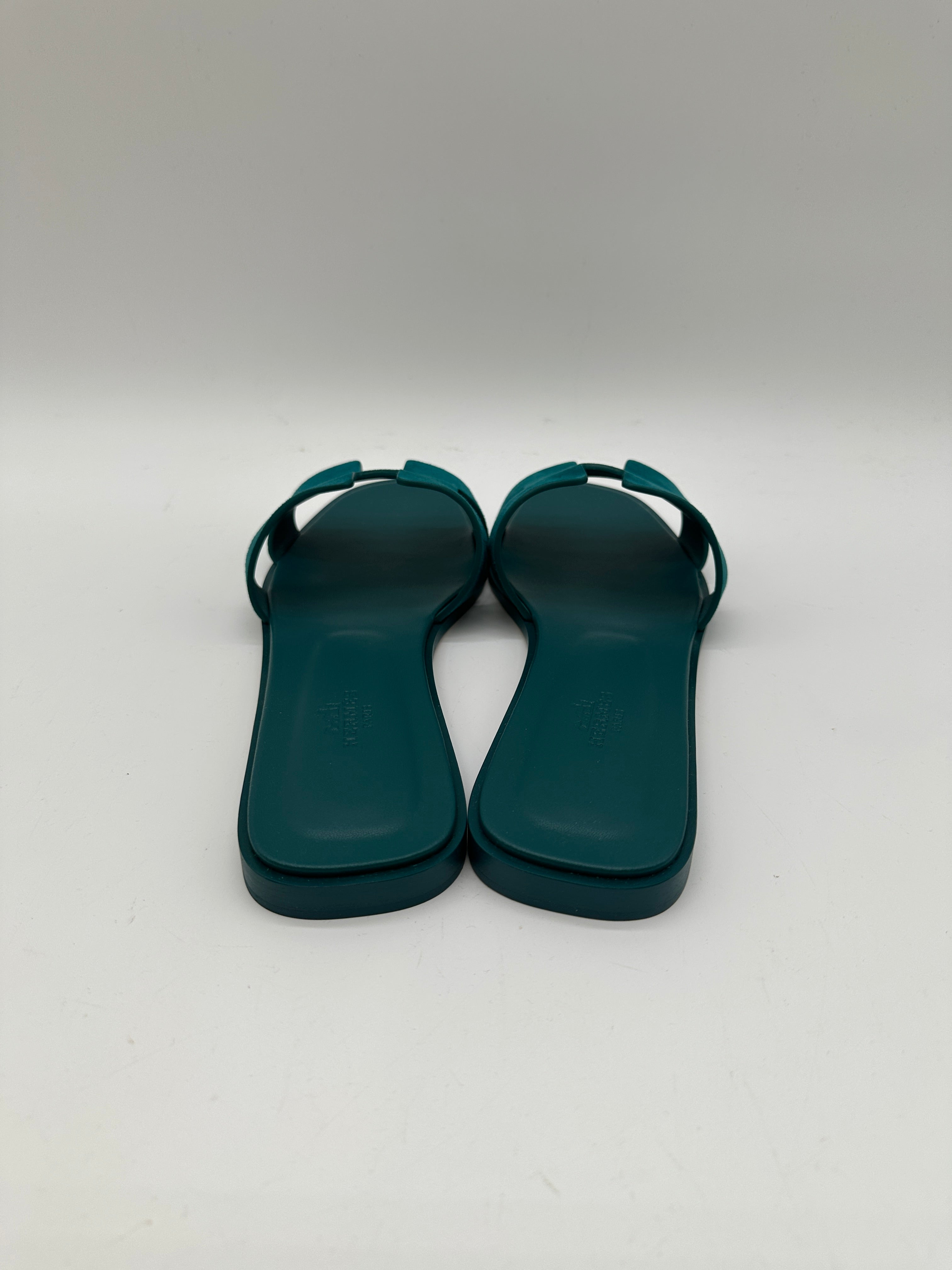 Hermès Oran Sandal Vert