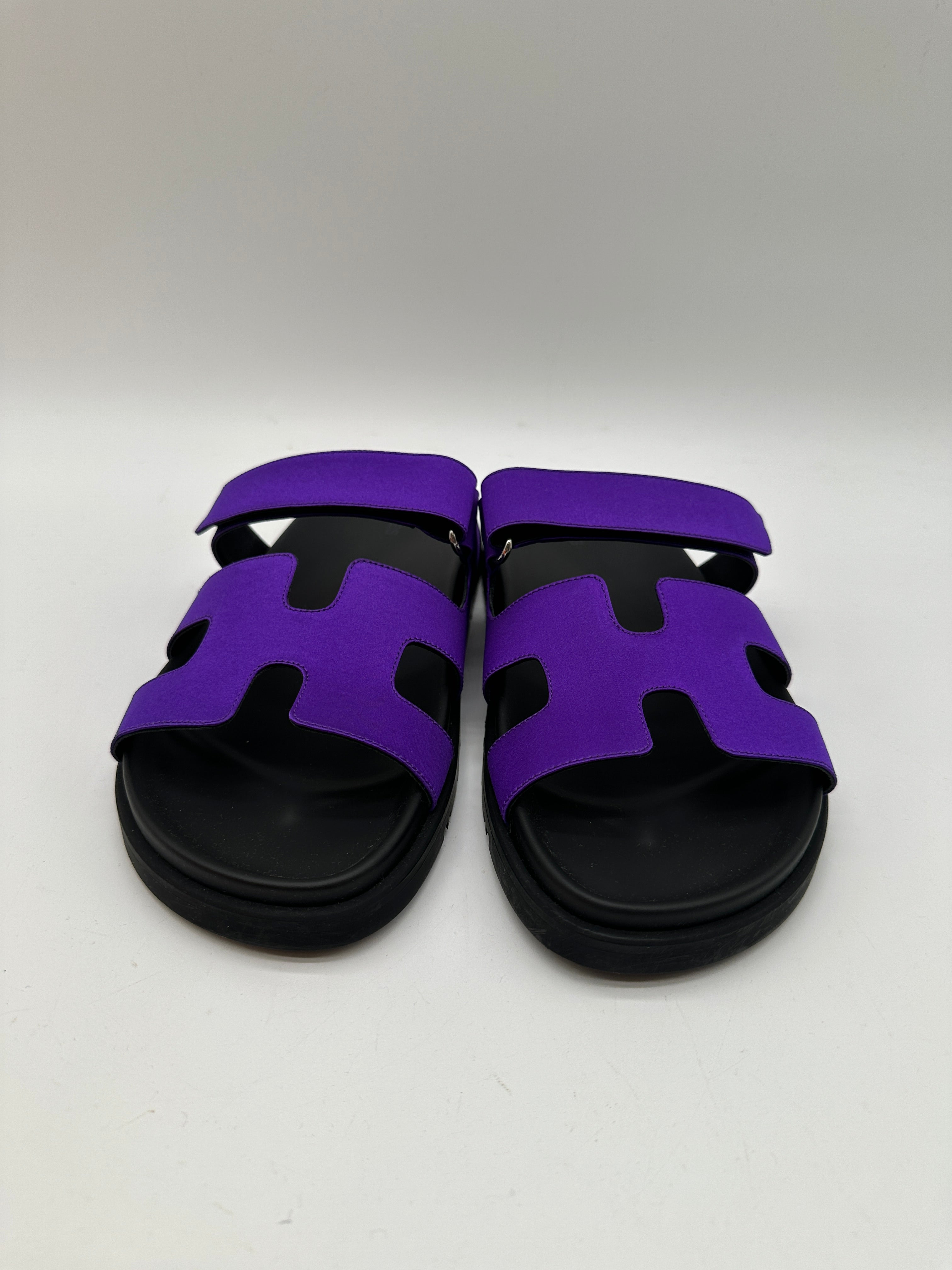Hermès Chypre Sandal Satin Violet