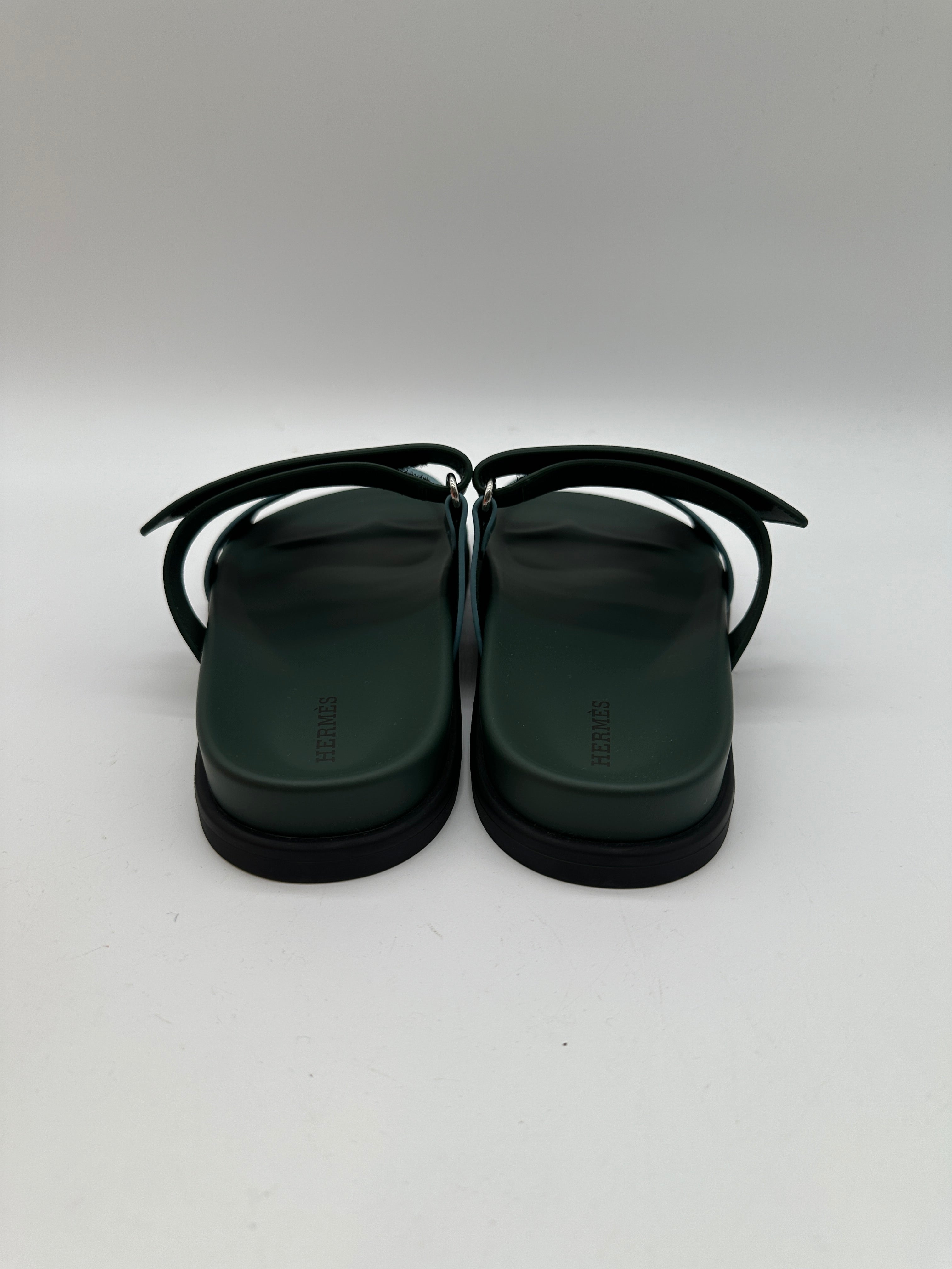 Hermès Chypre Sandal bleu citadin/vert bouteille