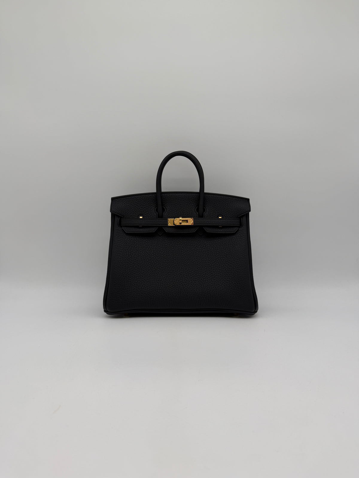 Hermès Birkin 25 Black Togo Gold Hardware