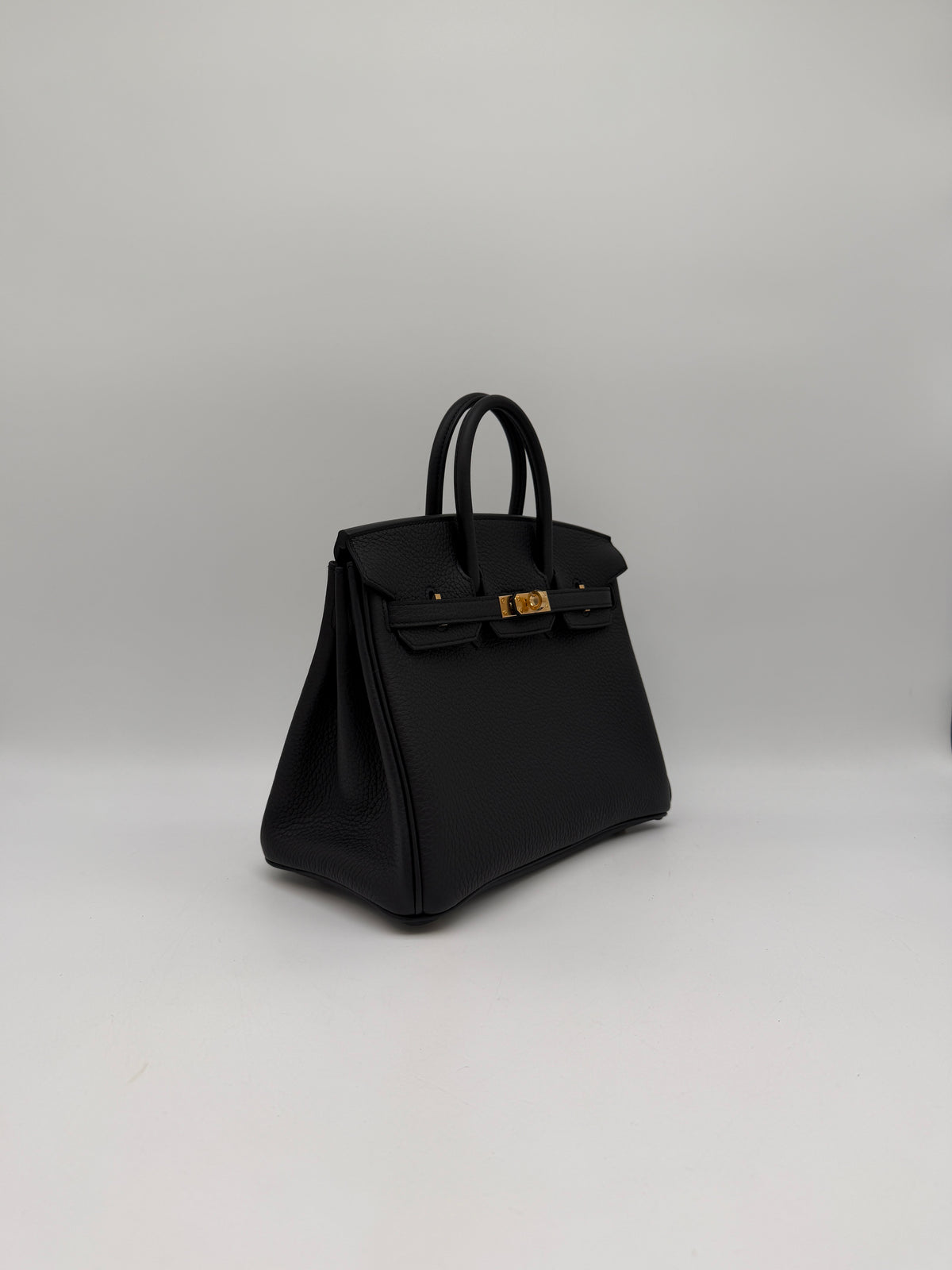Hermès Birkin 25 Black Togo Gold Hardware