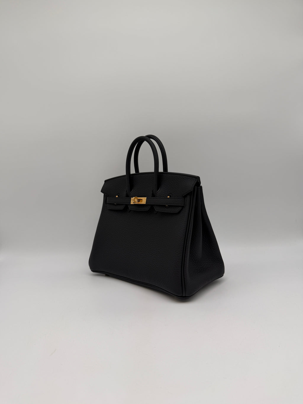 Hermès Birkin 25 Black Togo Gold Hardware