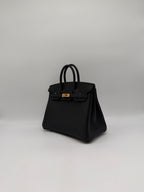 Hermès Birkin 25 Black Togo Gold Hardware