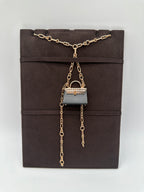 Hermès Précieux Kelly Long Pendant 49D 0.47Ct Noir