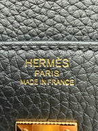 Hermès Birkin 25 Black Togo Gold Hardware