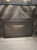 Chanel 25 Hobo Mini Dark Brown Suede Gold Hardware