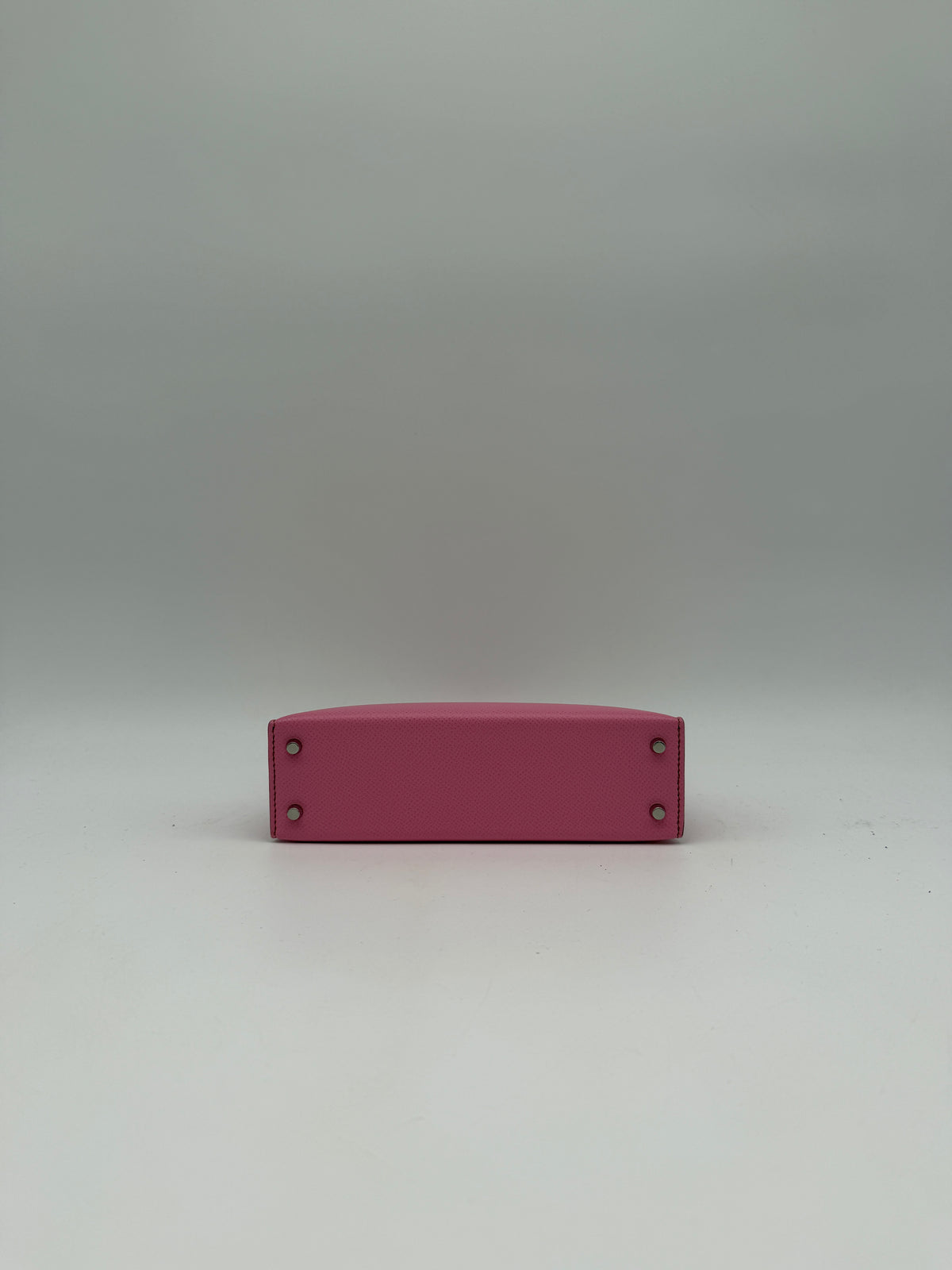 Hermès Mini Kelly Bubblegum Epsom Palladium Hardware