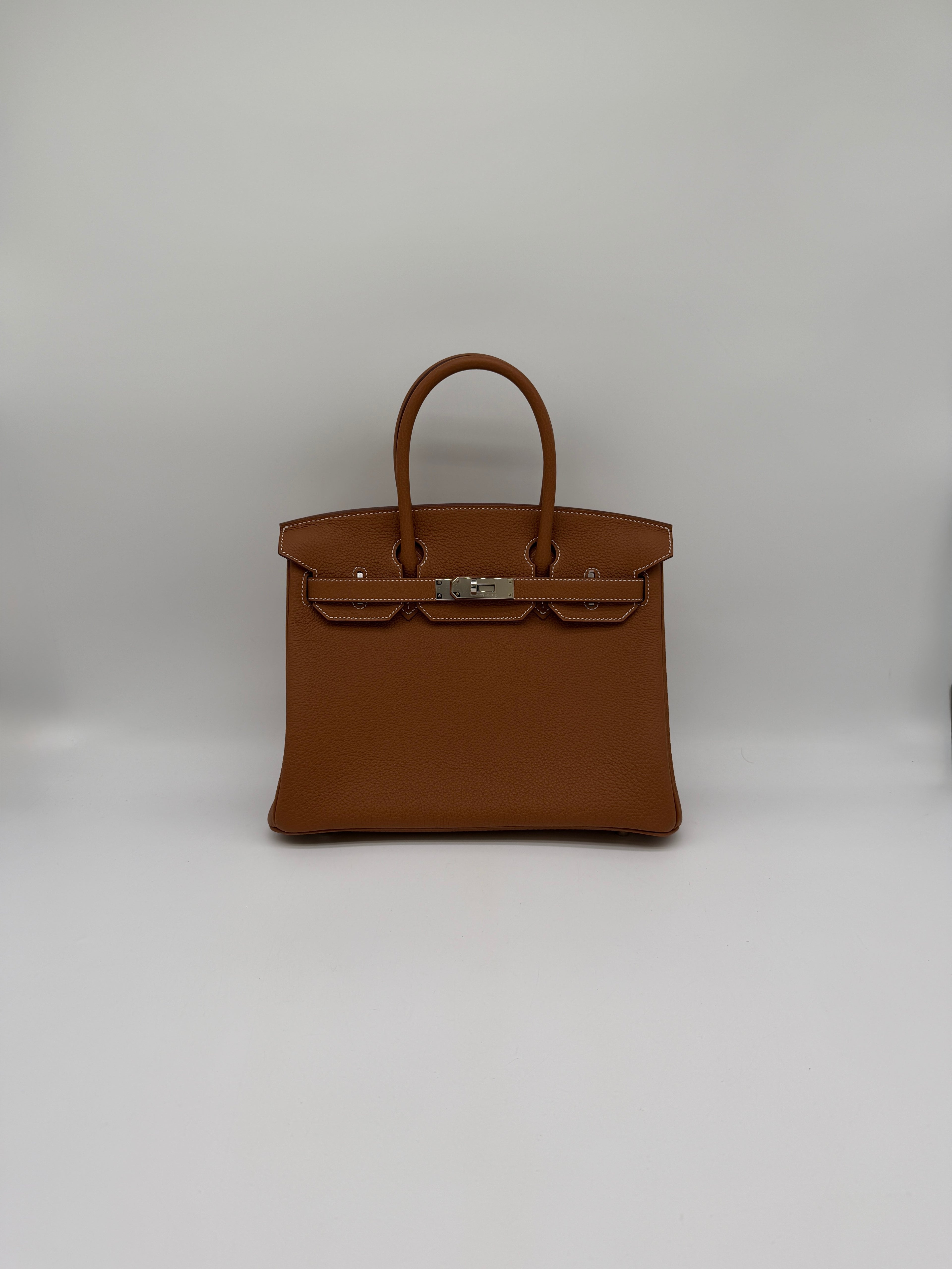 Hermès Birkin 30 Gold Togo Palladium Hardware