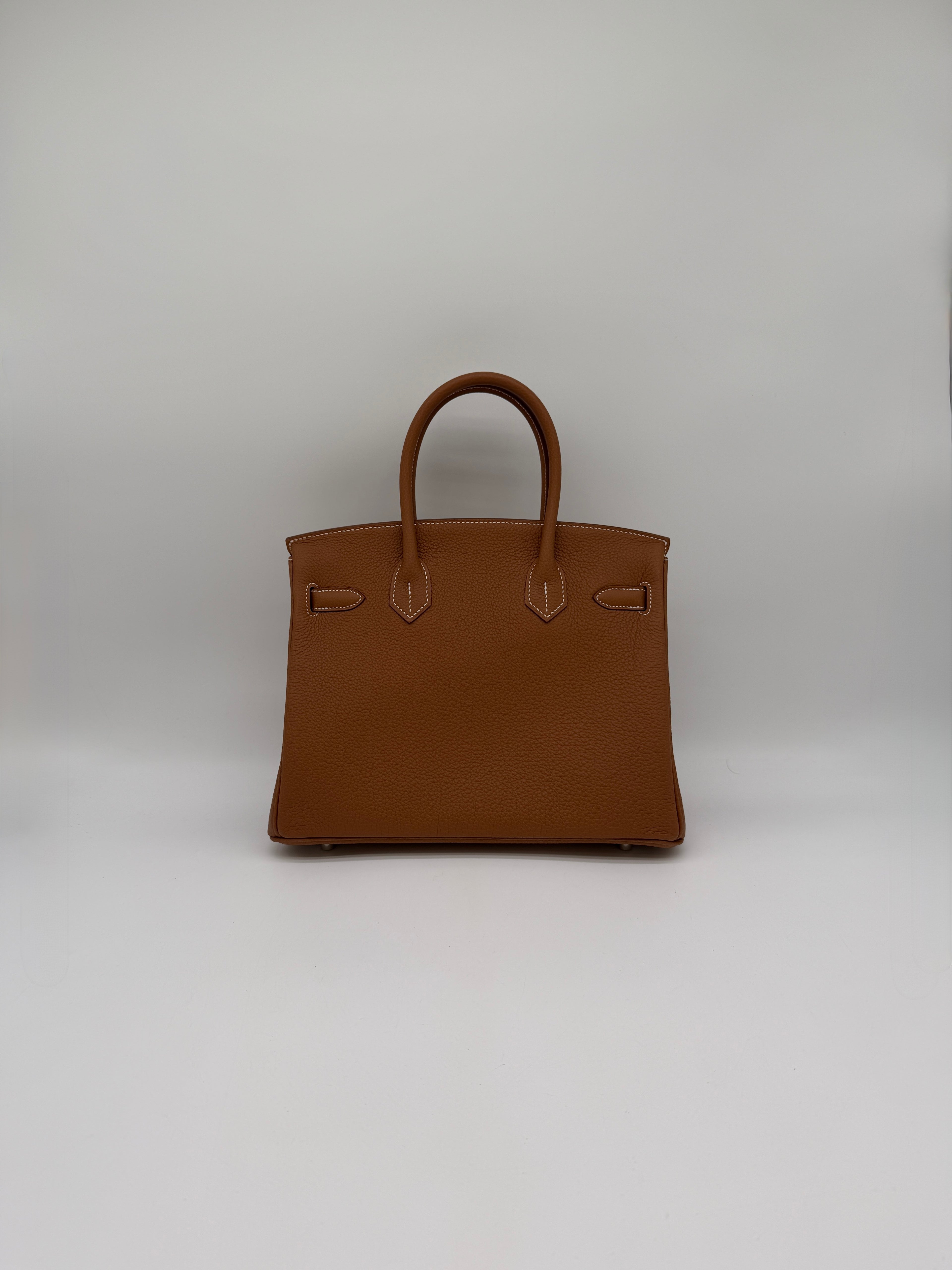 Hermès Birkin 30 Gold Togo Palladium Hardware