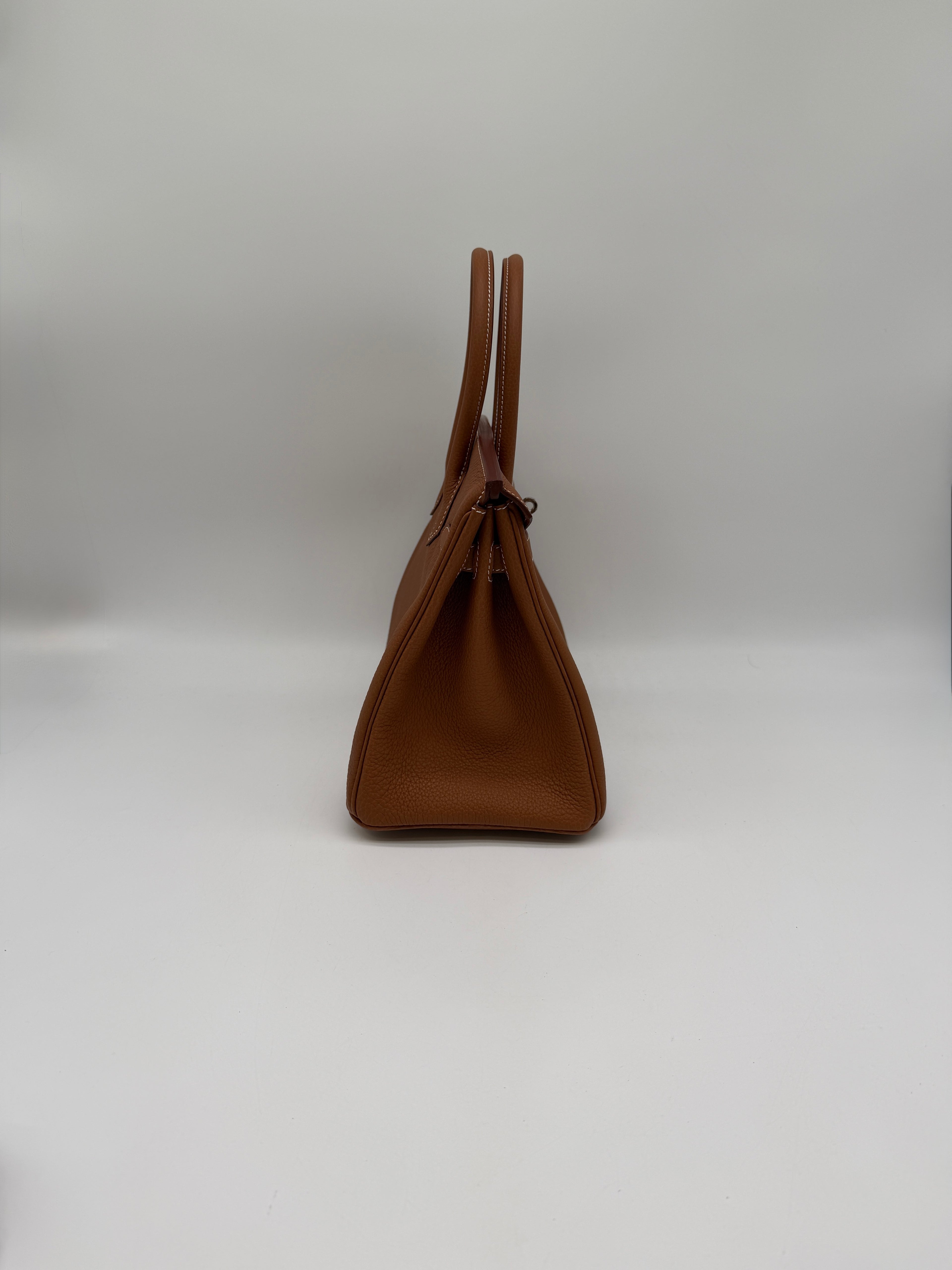 Hermès Birkin 30 Gold Togo Palladium Hardware
