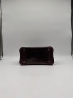 Hermès Birkin 25 Bordeaux Shiny Porosus Gold Hardware