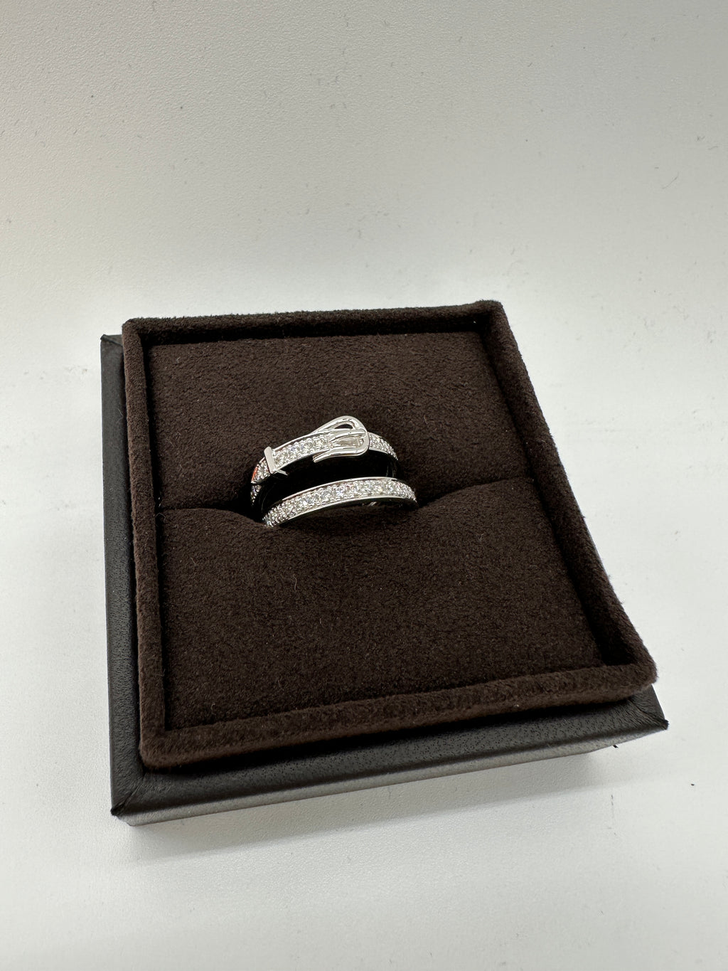 Hermès Etriviere Ring, Medium model 66D 0.88Ct
