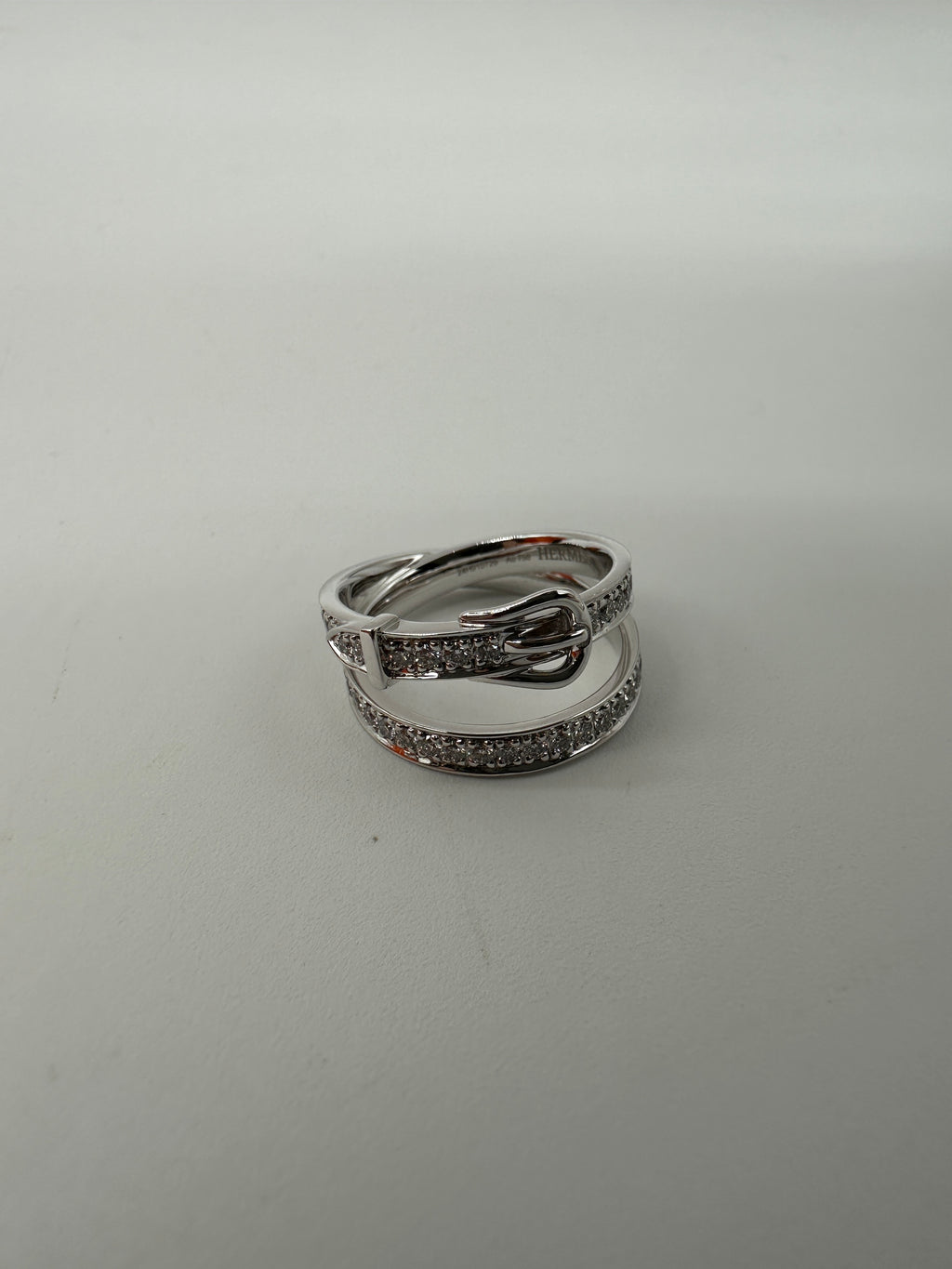 Hermès Etriviere Ring, Medium model 66D 0.88Ct