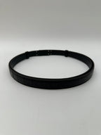 Hermès Kelly 18 Belt Matte Alligator Missi Black