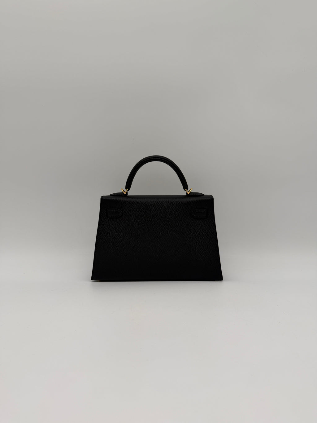 Hermès Mini Kelly Black Epsom Gold Hardware
