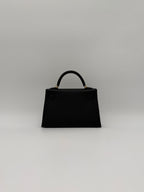 Hermès Mini Kelly Black Epsom Gold Hardware