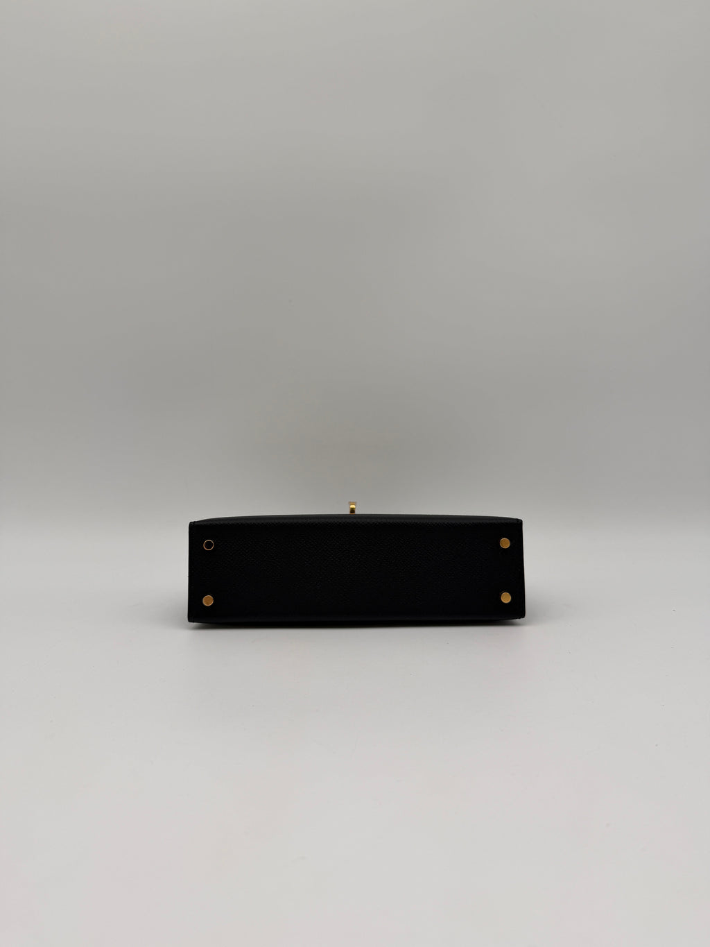 Hermès Mini Kelly Black Epsom Gold Hardware