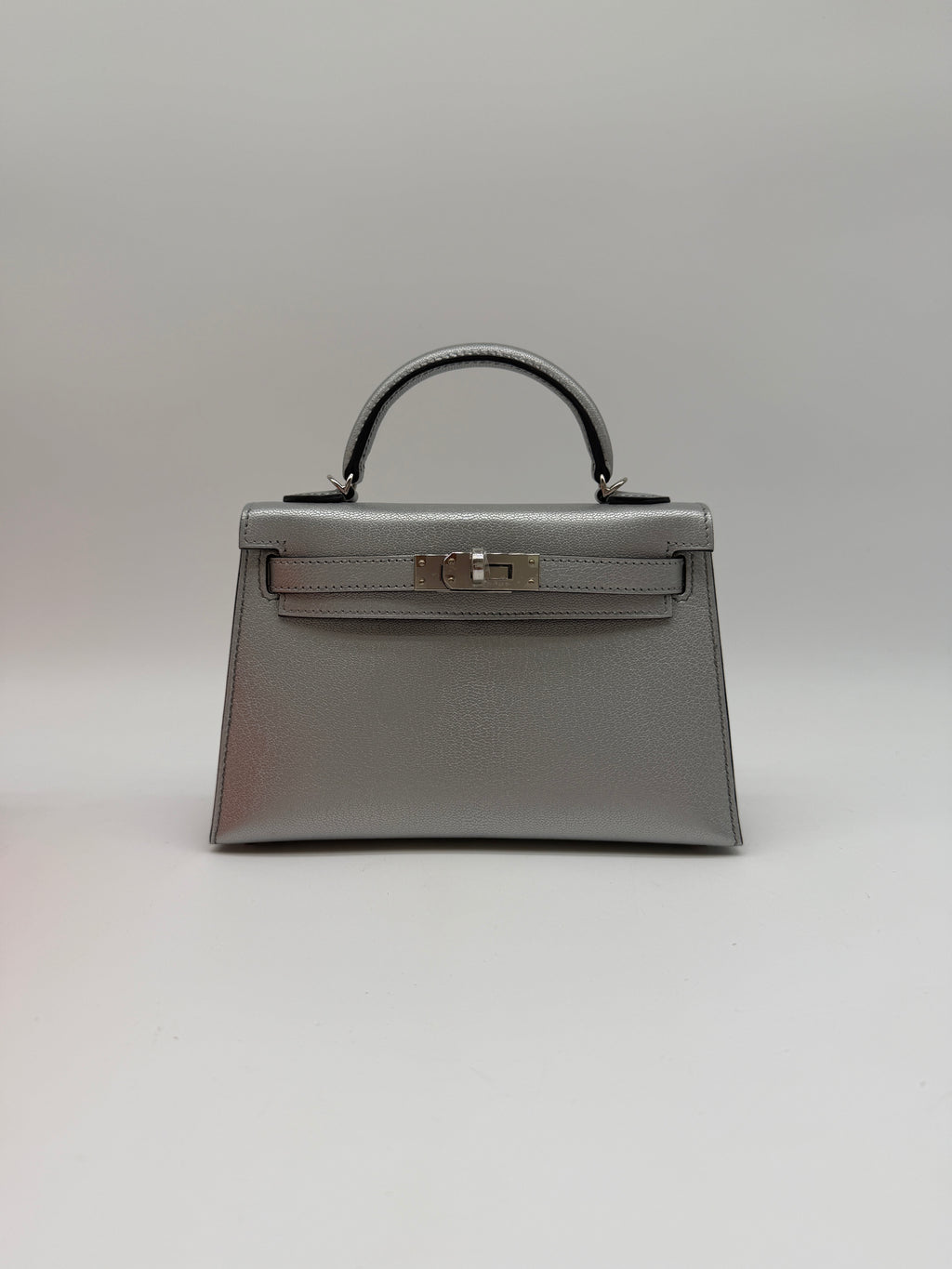 Hermès Mini Kelly Argentee Palladium Hardware