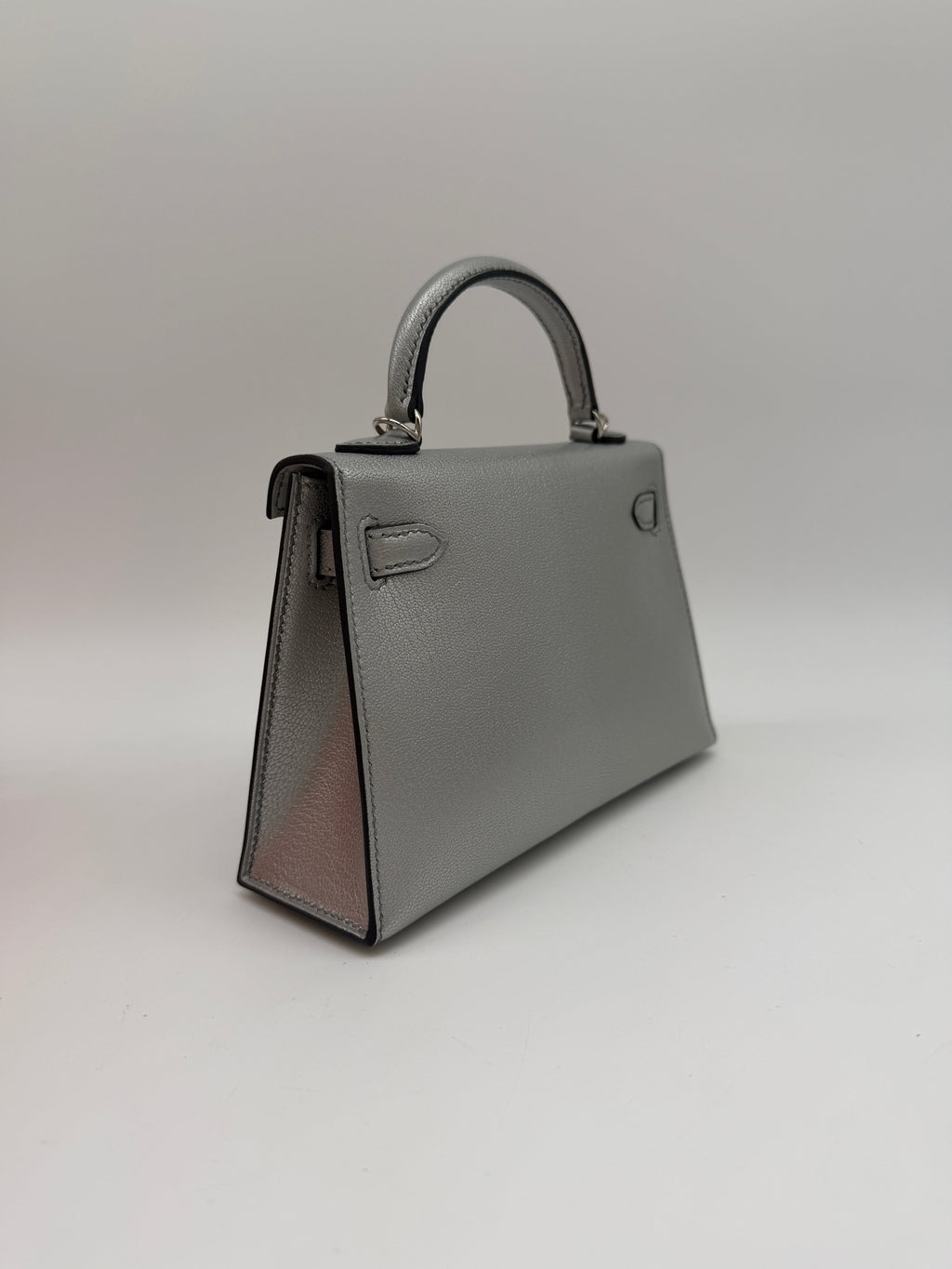 Hermès Mini Kelly Argentee Palladium Hardware