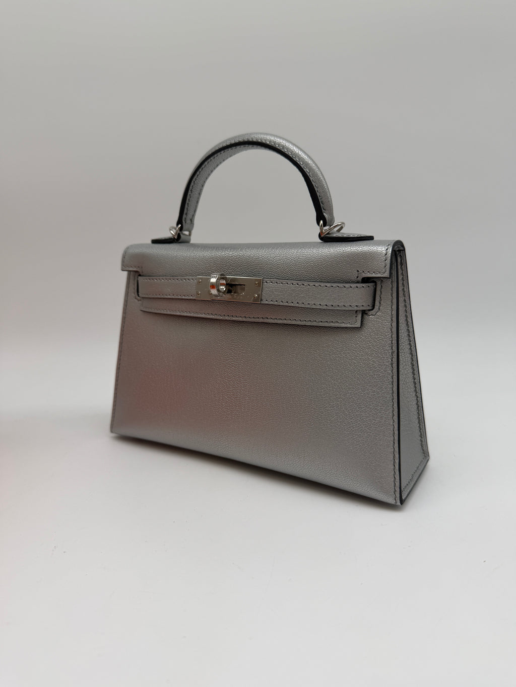 Hermès Mini Kelly Argentee Palladium Hardware
