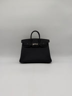 Hermès Birkin 25 Black Togo Palladium Hardware