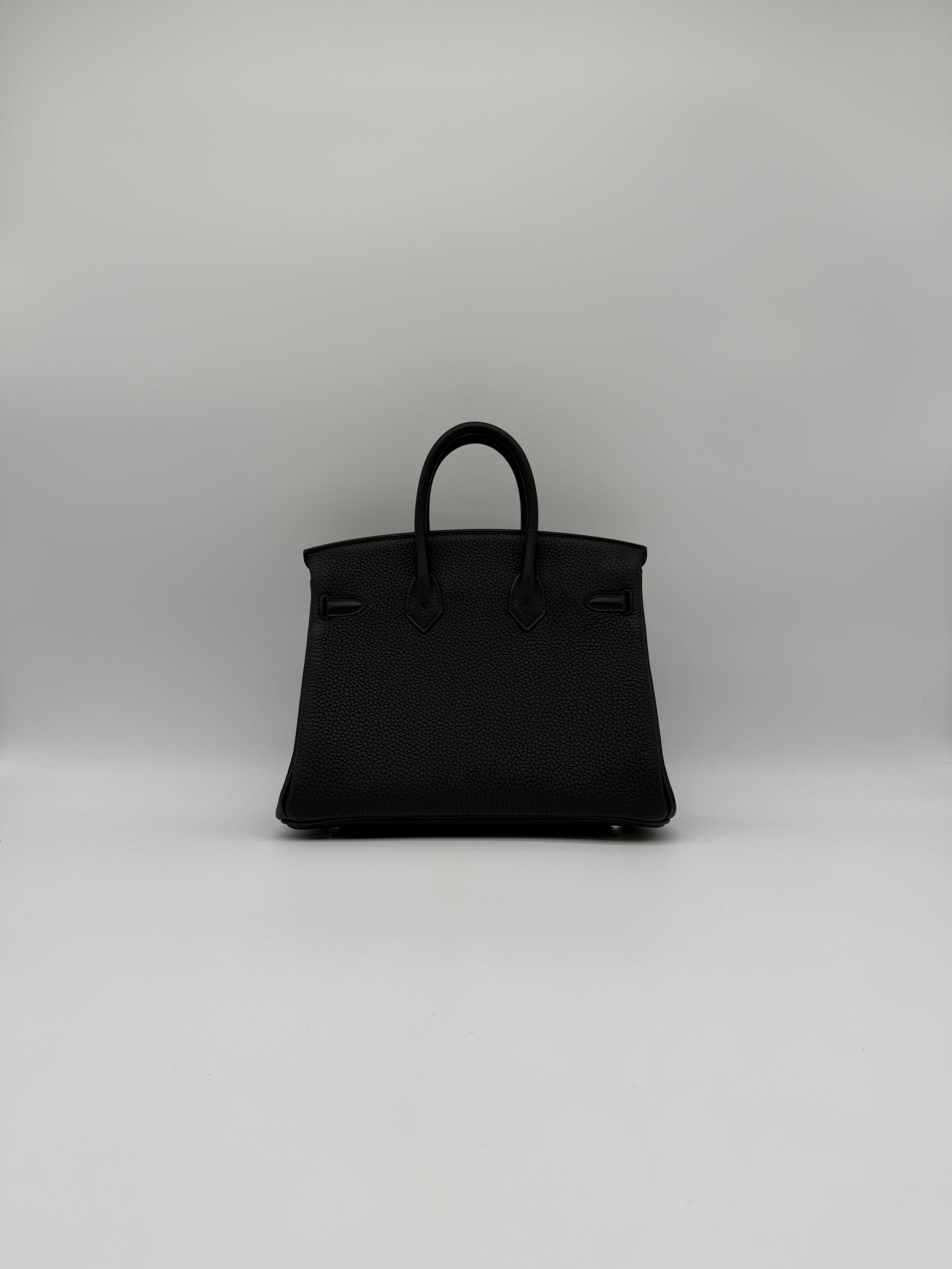 Hermès Birkin 25 Black Togo Palladium Hardware