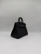 Hermès Birkin 25 Black Togo Palladium Hardware