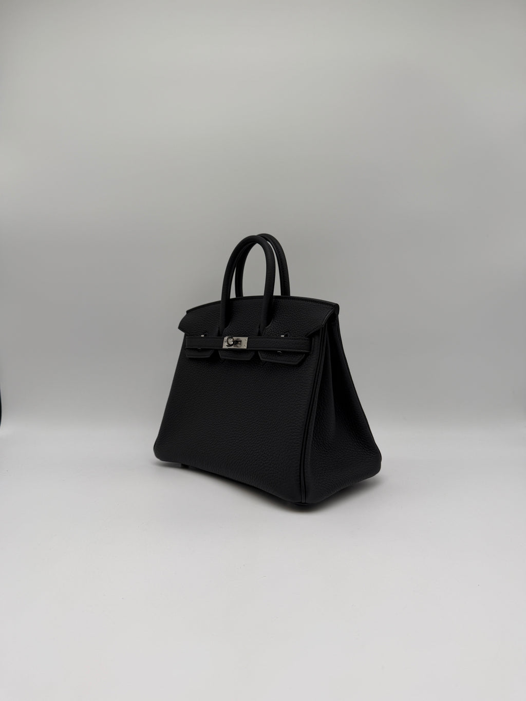 Hermès Birkin 25 Black Togo Palladium Hardware
