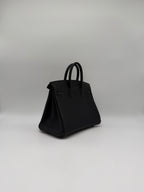 Hermès Birkin 25 Black Togo Palladium Hardware