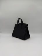 Hermès Birkin 25 Black Togo Palladium Hardware