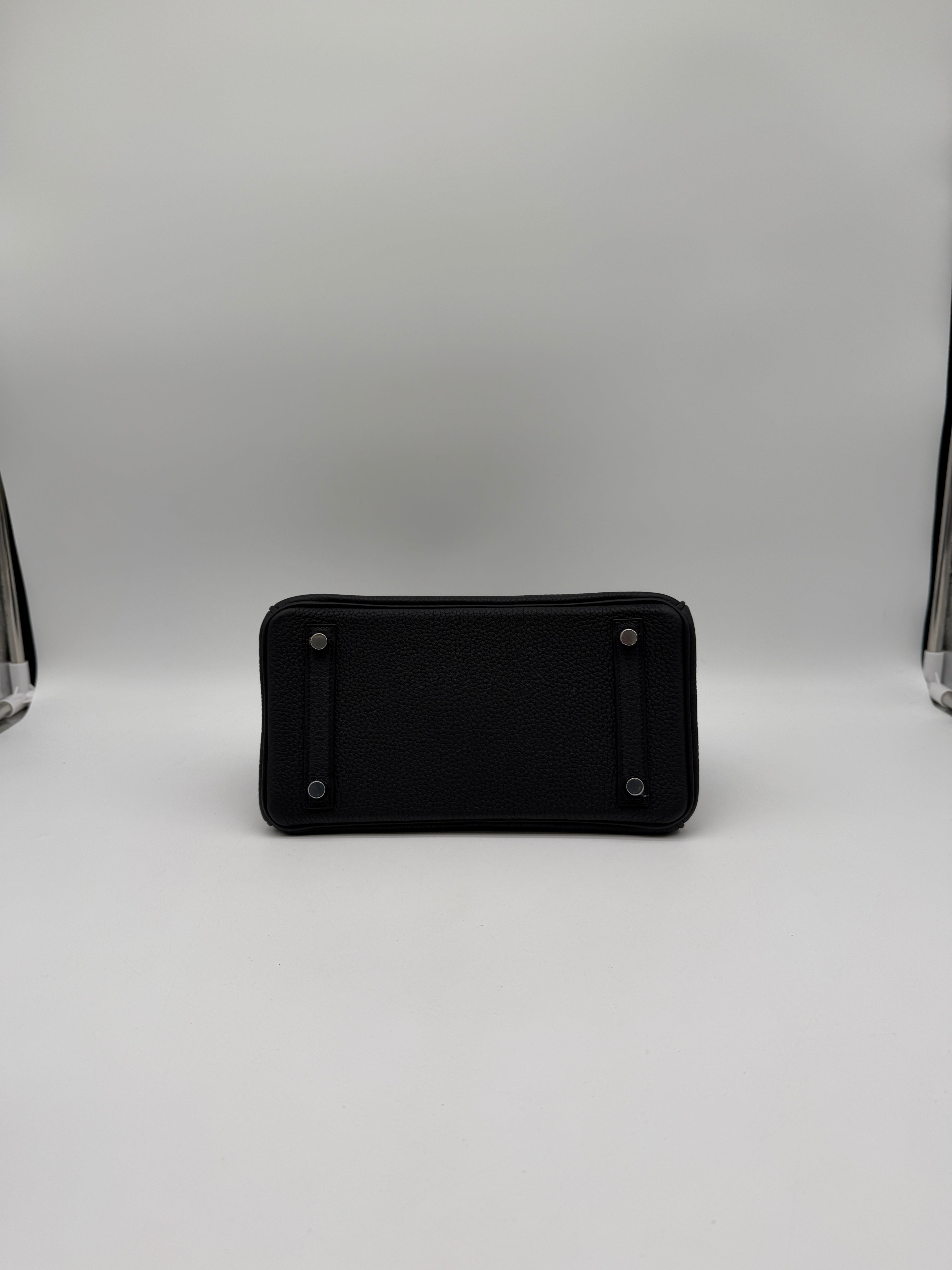 Hermès Birkin 25 Black Togo Palladium Hardware