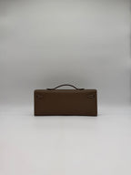 Hermès Kelly Cut Etoupe Swift Gold Hardware