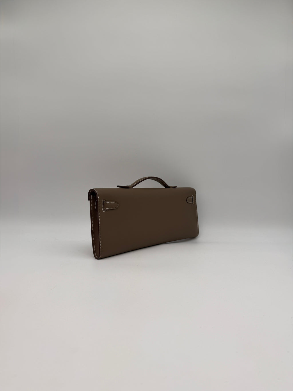 Hermès Kelly Cut Etoupe Swift Gold Hardware