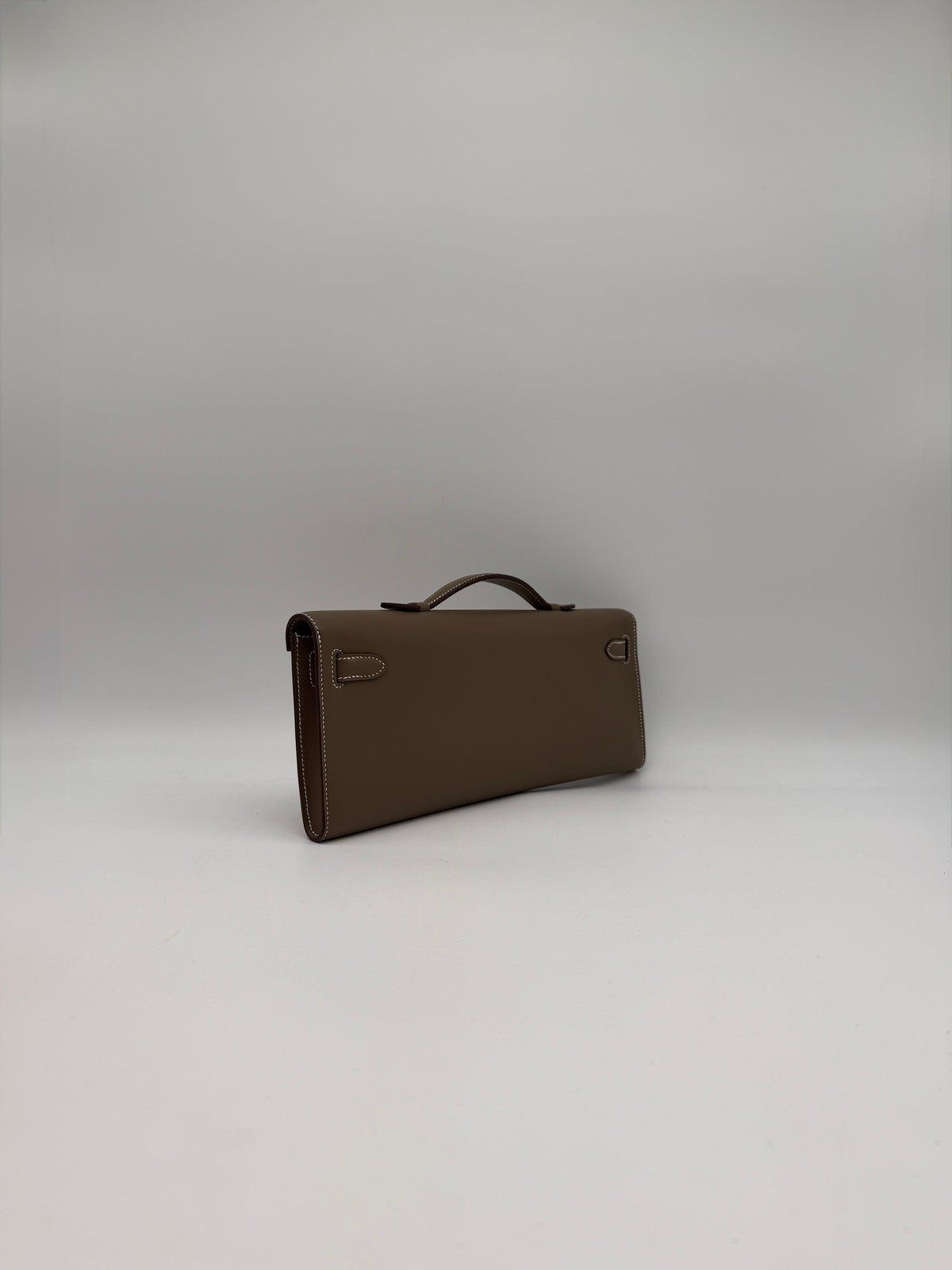 Hermès Kelly Cut Etoupe Swift Gold Hardware