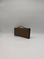 Hermès Kelly Cut Etoupe Swift Gold Hardware