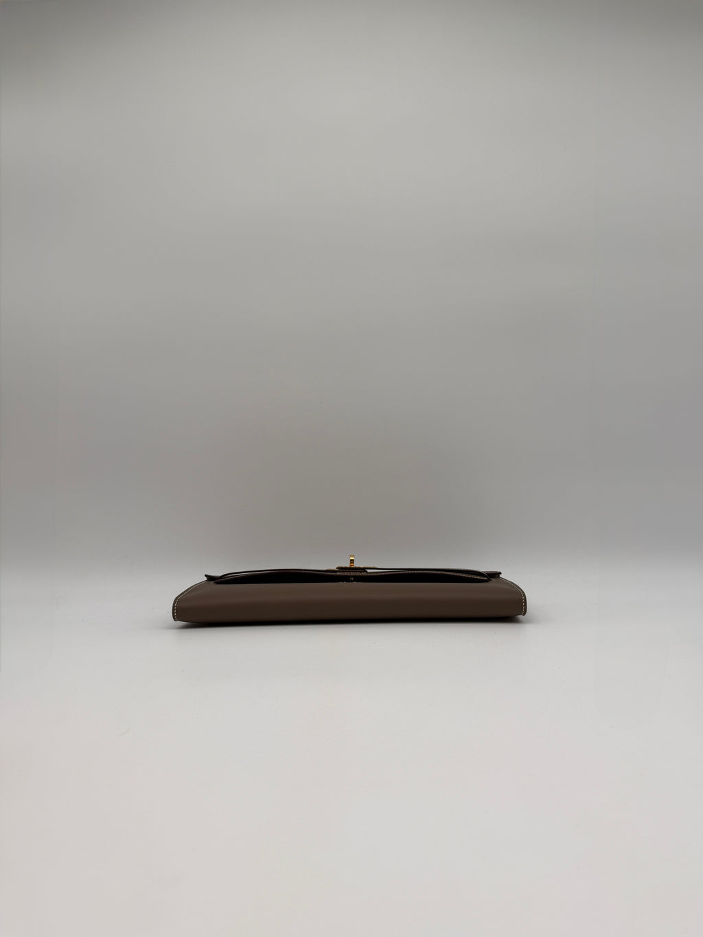 Hermès Kelly Cut Etoupe Swift Gold Hardware