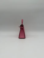 Hermès Mini Kelly Bubblegum Epsom Palladium Hardware