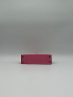 Hermès Mini Kelly Bubblegum Epsom Palladium Hardware