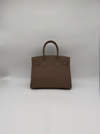 Hermès Birkin 30 Etoupe Togo Palladium Hardware