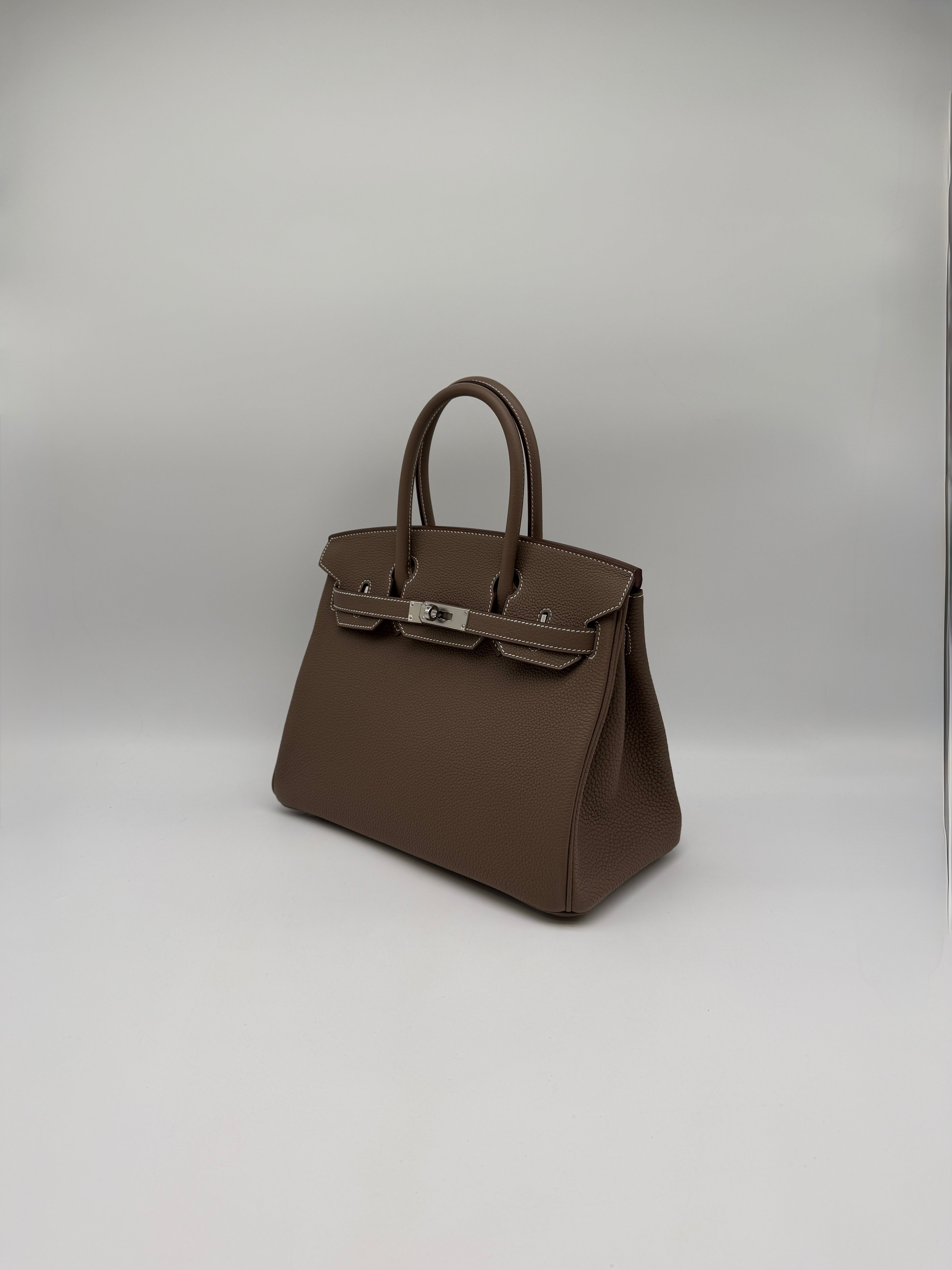 Hermès Birkin 30 Etoupe Togo Palladium Hardware