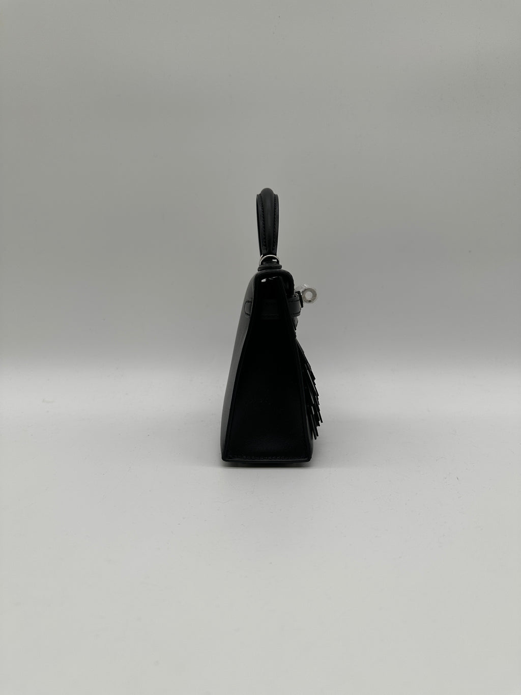 Hermès Mini Kelly Pampille Black Palladium Hardware