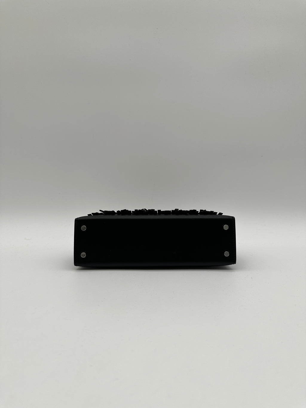 Hermès Mini Kelly Pampille Black Palladium Hardware