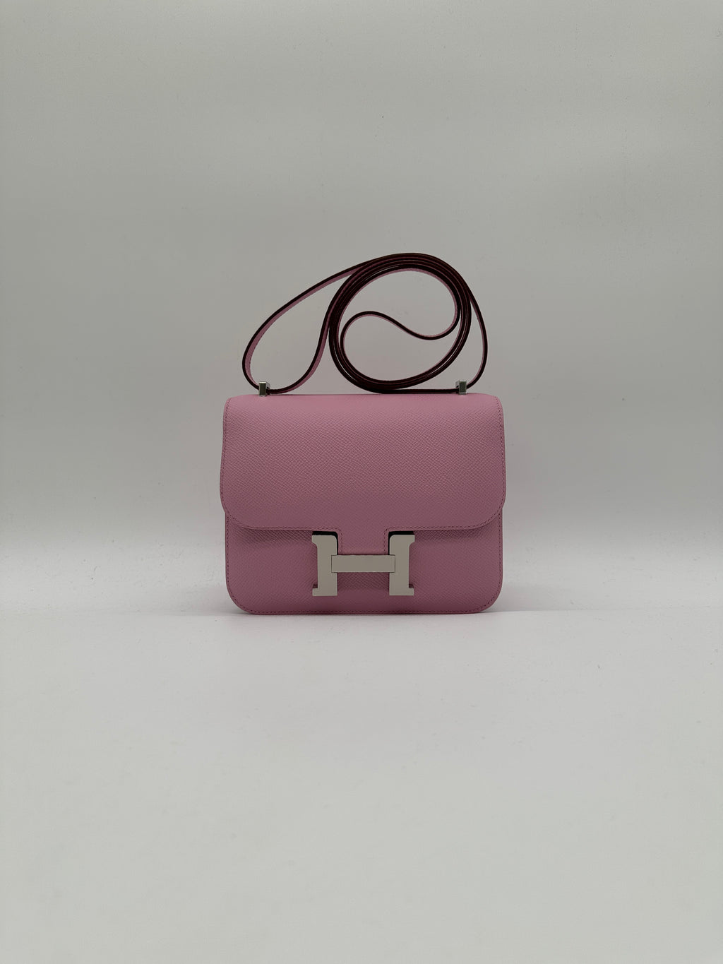 Hermès Constance 18 Mauve Sylvestre Epsom Palladium Hardware