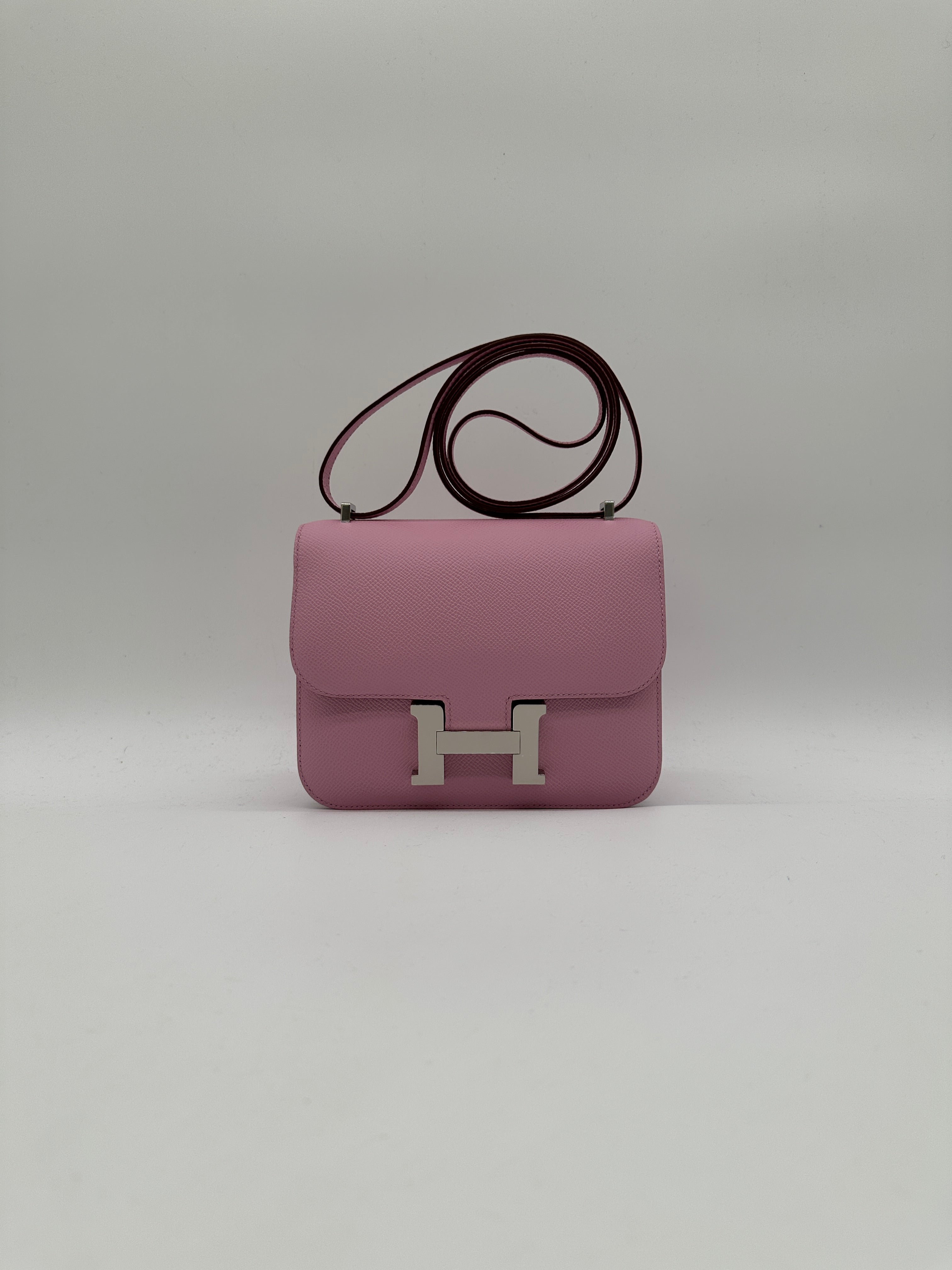 Hermès Constance 18 Mauve Sylvestre Epsom Palladium Hardware