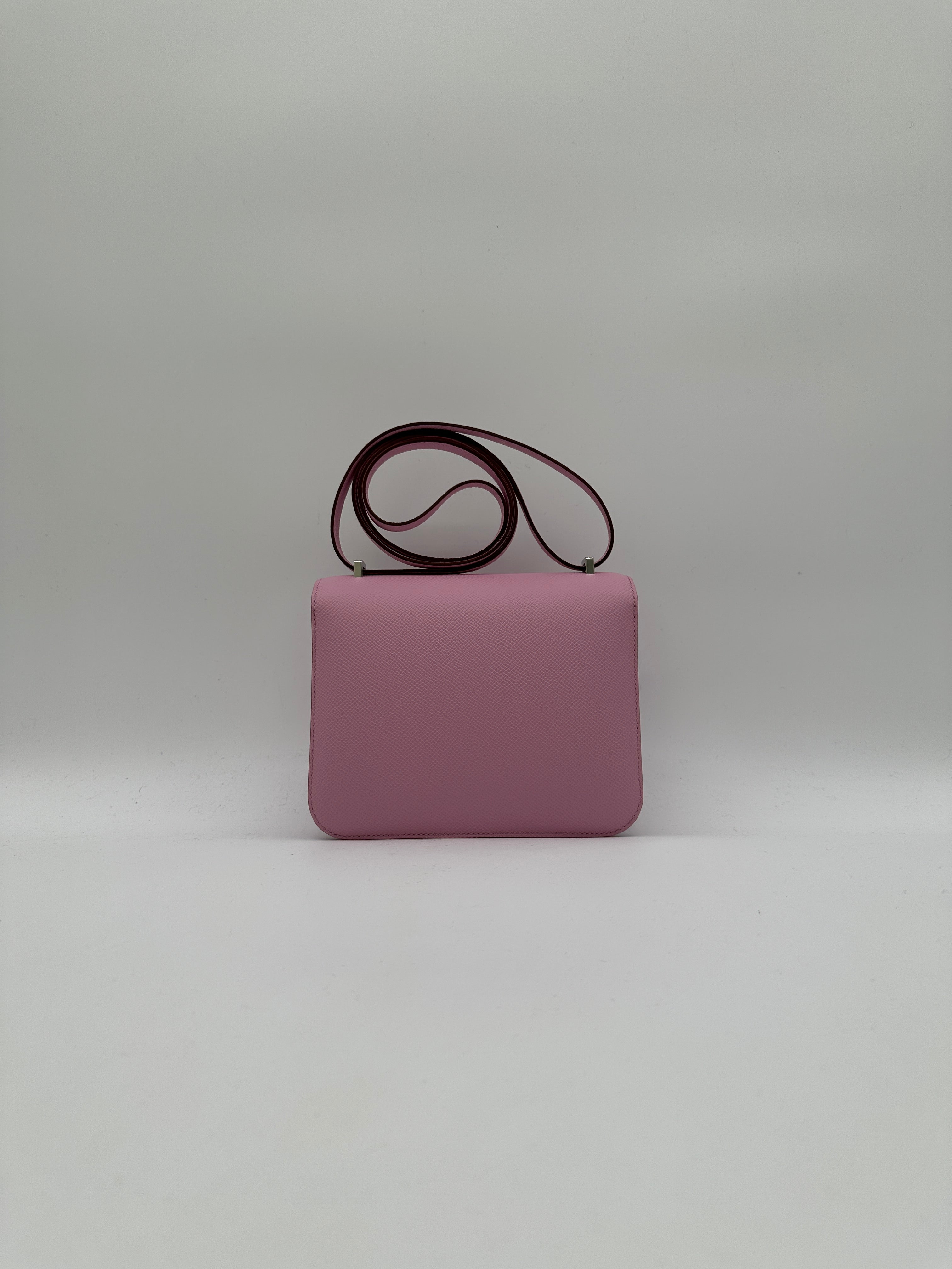 Hermès Constance 18 Mauve Sylvestre Epsom Palladium Hardware
