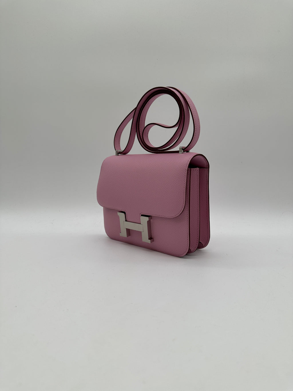 Hermès Constance 18 Mauve Sylvestre Epsom Palladium Hardware