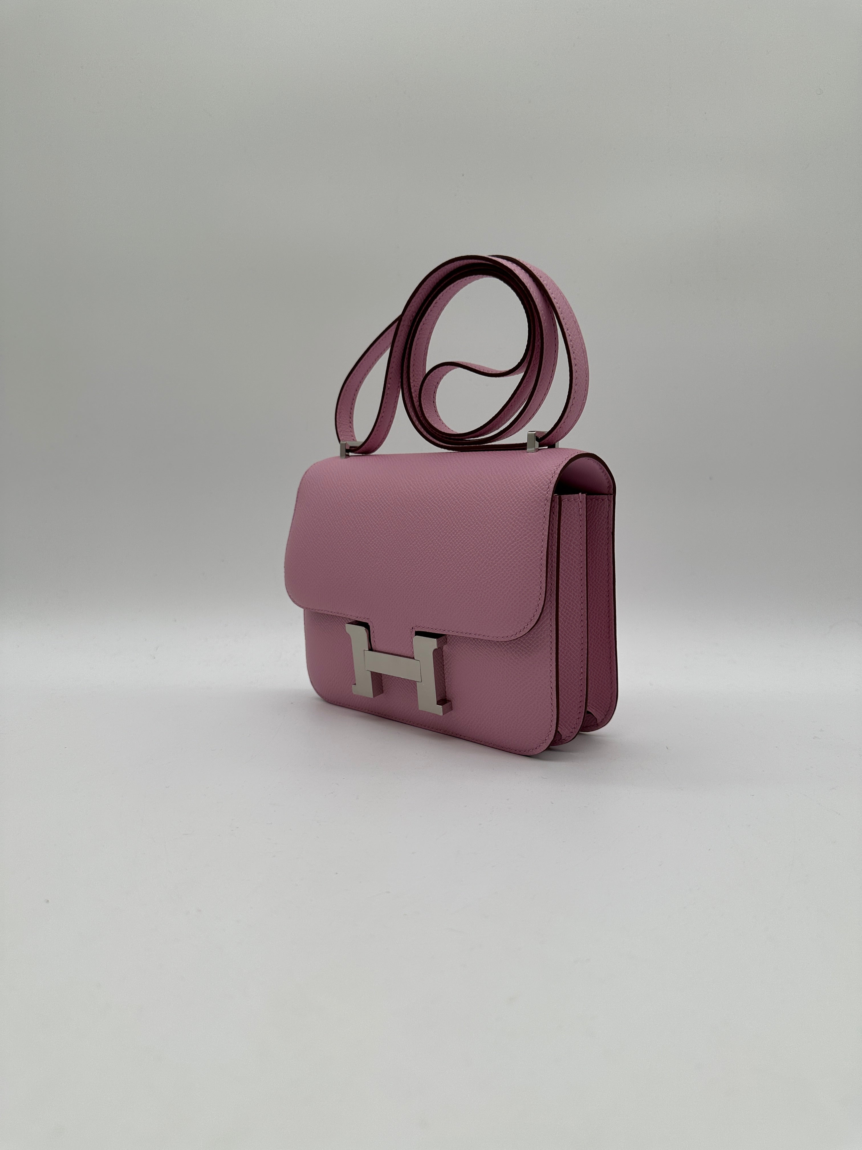 Hermès Constance 18 Mauve Sylvestre Epsom Palladium Hardware