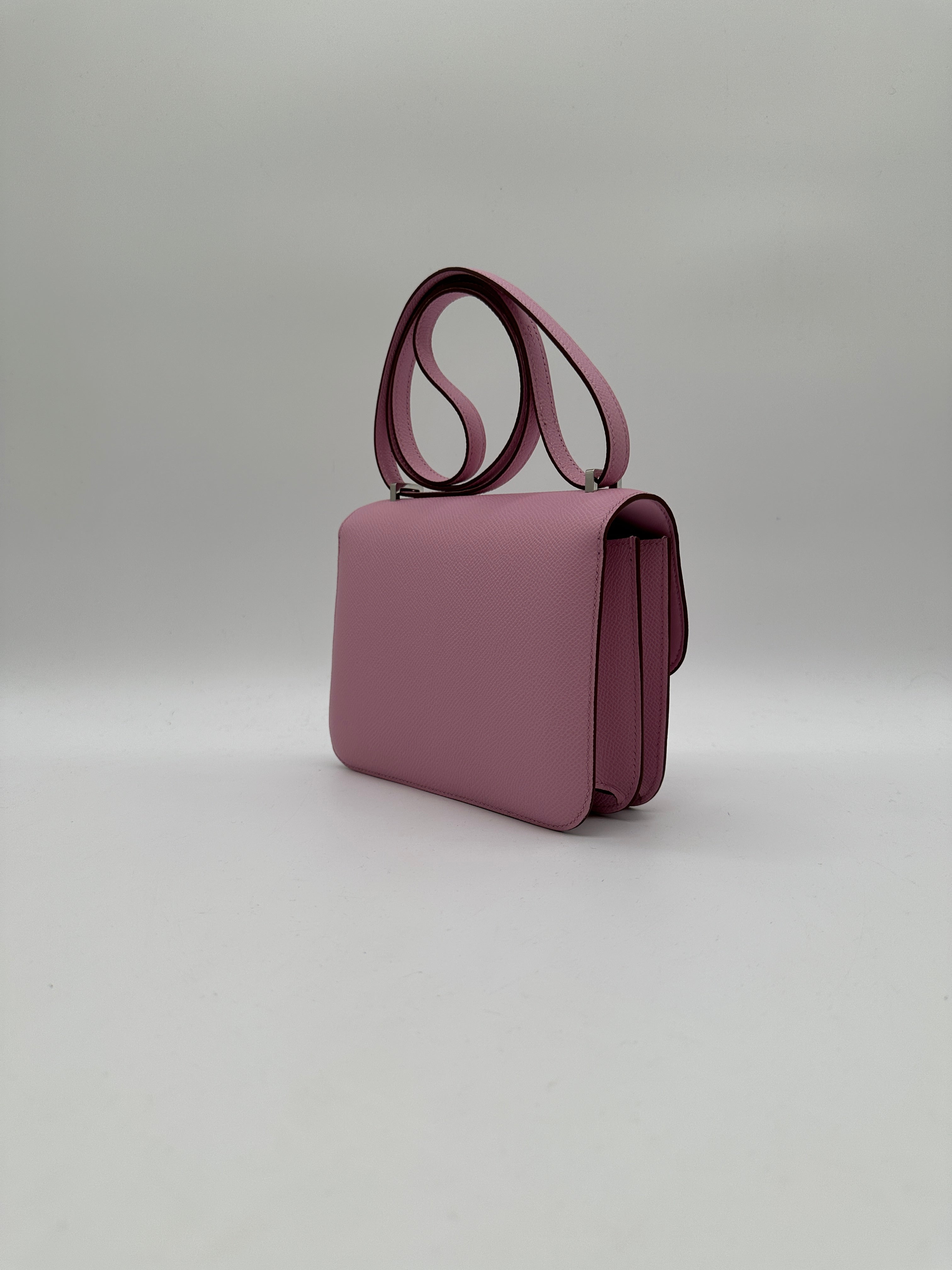 Hermès Constance 18 Mauve Sylvestre Epsom Palladium Hardware
