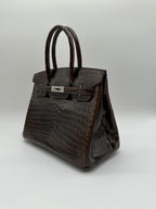 Hermès Birkin 30 Havana Shiny Niloticus Palladium Hardware